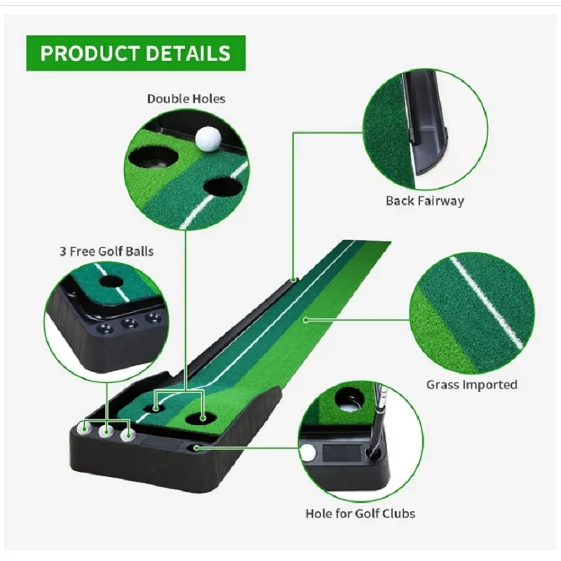 Aeswgof golf green putting trainer