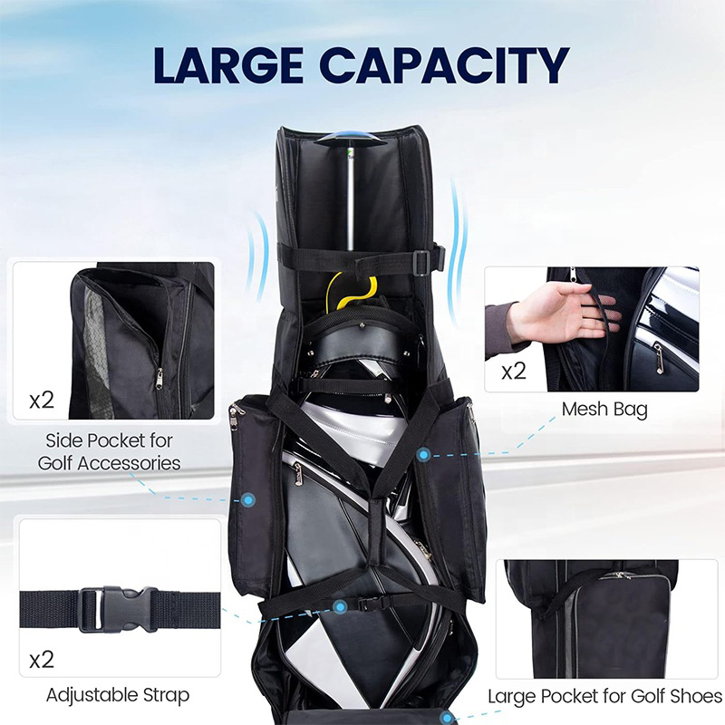 golf bags on wheels