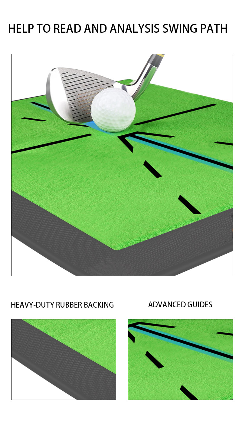 Aeswgof golf swing mat trainer