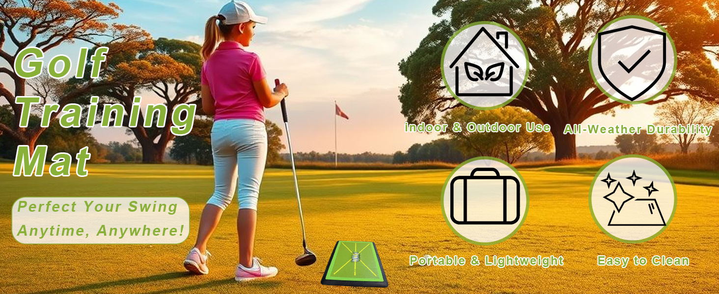 Aeswgof Golf Training Mat