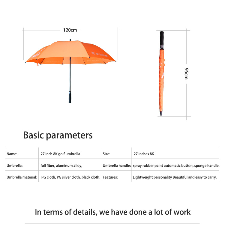golf umbrella with holder