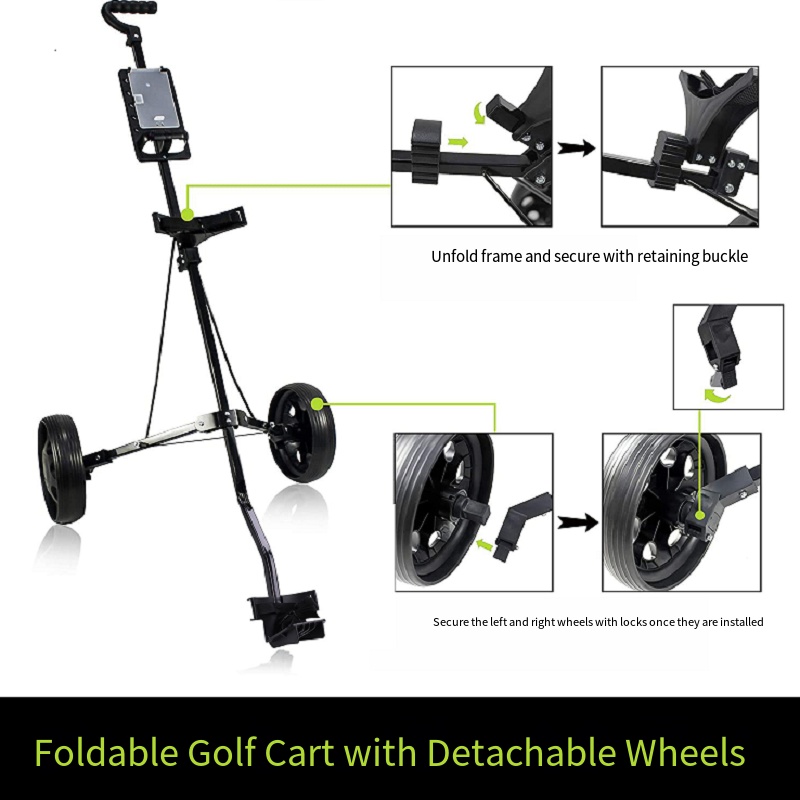 2 wheeled golf carts