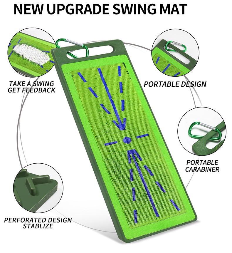 golf training mats for swing detection