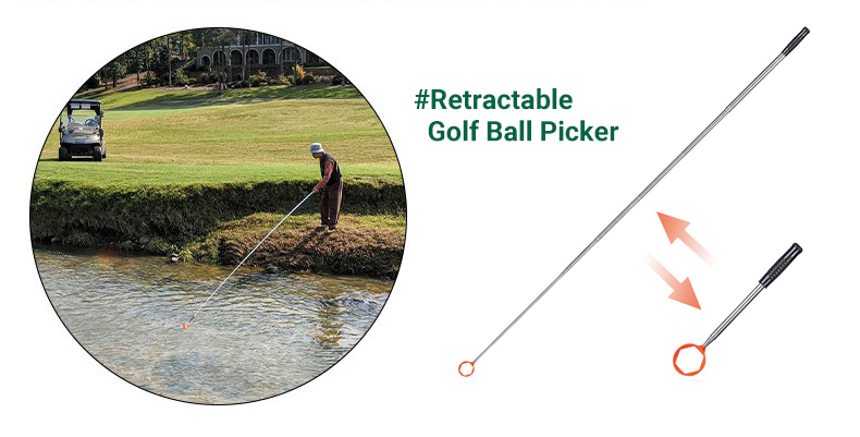 Golf Ball Telescopic Retriever - Save 10% Now! Free Shipping