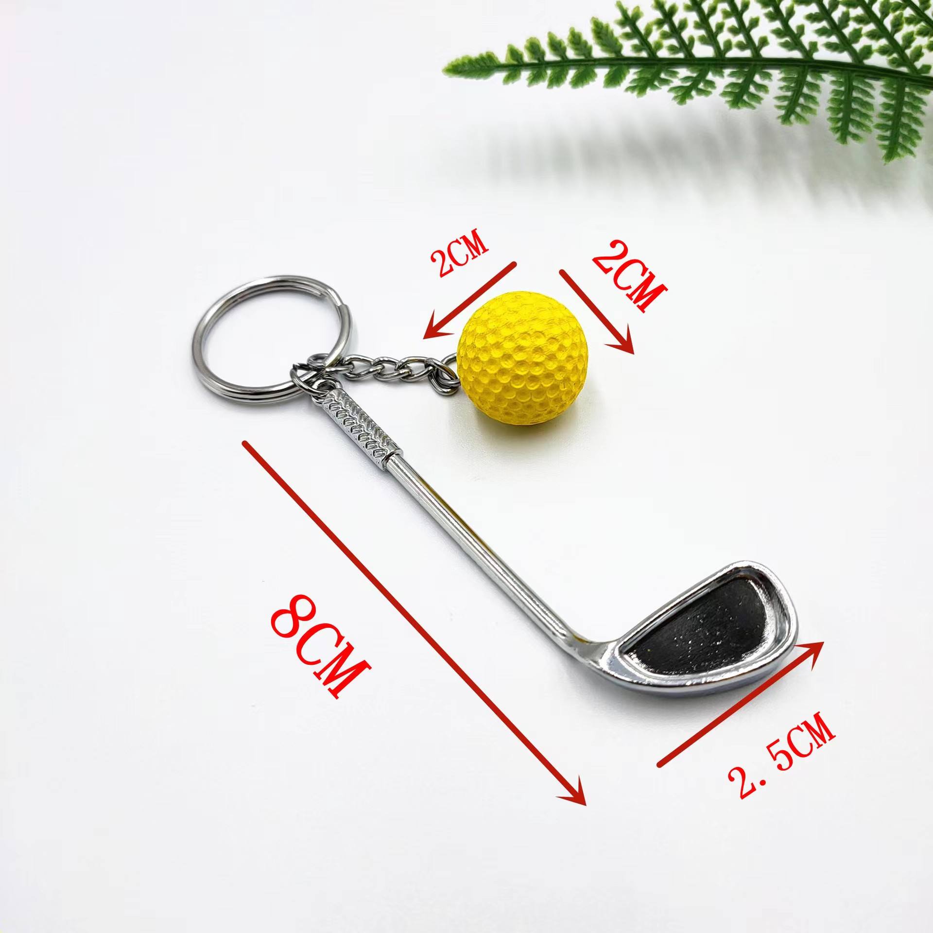 mini golf club keychain