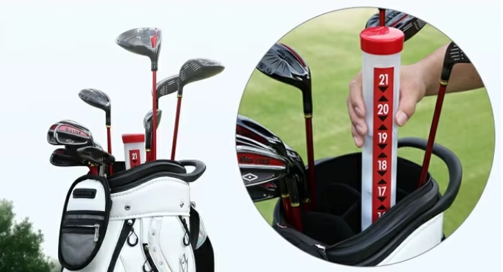Amazing Black 21-Ball Golf Tube Picker | golf shag tube