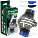 360° Golf Ball Line Marker - Draw Perfect Alignment Lines & Save 3+ Putts Per Round
