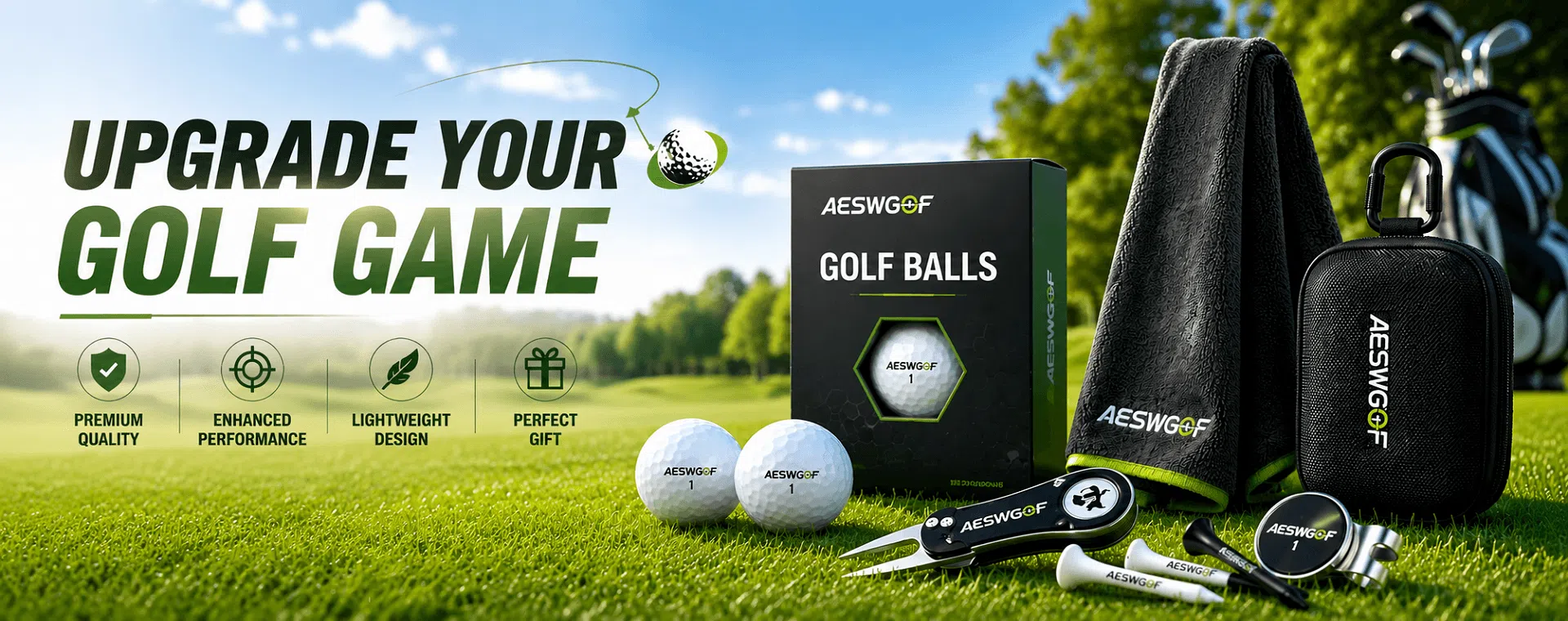 AESWGOF Premium Golf Accessories and Golf Gear