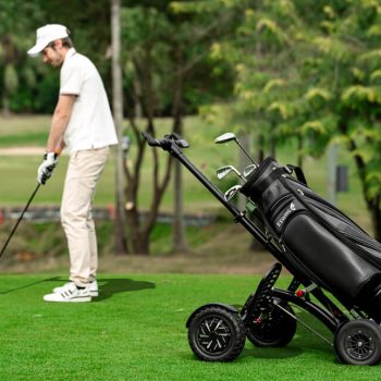 Aeswgof golf-2025 2-in-1 electric golf trolley cart