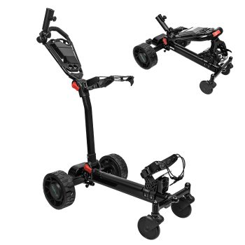 AESWGOF Must-have golf equipment – Smart Remote Electric Golf Trolley with Auto-Follow & 250W Dual Motor